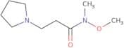 N-Methoxy-N-methyl-3-(pyrrolidin-1-yl)propanamide