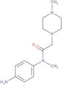 N-(4-Aminophenyl)-N-methyl-2-(4-methylpiperazin-1-yl)acetamide