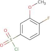 4-Fluoro-3-methoxybenzenesulfonyl chloride