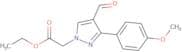 Ethyl 2-[4-formyl-3-(4-methoxyphenyl)-1H-pyrazol-1-yl]acetate