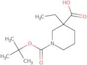 1-(tert-Butoxycarbonyl)-3-ethylpiperidine-3-carboxylic acid
