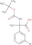 2-(3-Bromophenyl)-2-{[(tert-butoxy)carbonyl]amino}propanoic acid