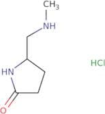 (5S)-5-[(Methylamino)methyl]pyrrolidin-2-one hydrochloride