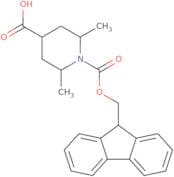 rac-(2R,4R,6S)-1-{[(9H-Fluoren-9-yl)methoxy]carbonyl}-2,6-dimethylpiperidine-4-carboxylic acid