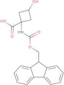 (1S,3S)-1-({[(9H-Fluoren-9-yl)methoxy]carbonyl}amino)-3-hydroxycyclobutane-1-carboxylic acid