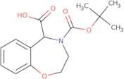 4-[(tert-Butoxy)carbonyl]-2,3,4,5-tetrahydro-1,4-benzoxazepine-5-carboxylic acid