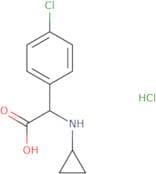 2-(4-Chlorophenyl)-2-(cyclopropylamino)acetic acid hydrochloride