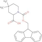 1-{[(9H-Fluoren-9-yl)methoxy]carbonyl}-4,4-dimethylpiperidine-2-carboxylic acid