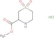 Methyl thiomorpholine-3-carboxylate 1,1-dioxide hydrochloride