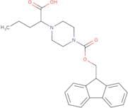2-(4-{[(9H-Fluoren-9-yl)methoxy]carbonyl}piperazin-1-yl)pentanoic acid