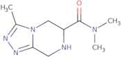 N,N,3-Trimethyl-5H,6H,7H,8H-[1,2,4]triazolo[4,3-a]pyrazine-6-carboxamide
