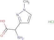 2-Amino-2-(1-methyl-1H-pyrazol-3-yl)acetic acid hydrochloride