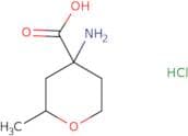 4-Amino-2-methyloxane-4-carboxylic acid hydrochloride