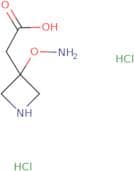 2-[3-(Aminooxy)azetidin-3-yl]acetic acid dihydrochloride