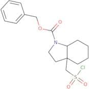 Benzyl 3a-[(chlorosulfonyl)methyl]-octahydro-1H-indole-1-carboxylate
