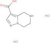 4H,5H,6H,7H-Pyrazolo[1,5-a]pyrazine-3-carboxylic acid dihydrochloride