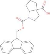 rac-(3aR,6aS)-1-{[(9H-Fluoren-9-yl)methoxy]carbonyl}-octahydrocyclopenta[b]pyrrole-3a-carboxylic a…