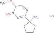2-(1-Aminocyclopentyl)-5-methoxy-3,4-dihydropyrimidin-4-one hydrochloride