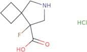 8-Fluoro-6-azaspiro[3.4]octane-8-carboxylic acid hydrochloride