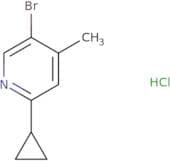 5-Bromo-2-cyclopropyl-4-methylpyridine hydrochloride