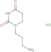 1-(3-Aminopropyl)-1,2,3,4-tetrahydropyrimidine-2,4-dione hydrochloride