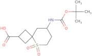 8-((Tert-Butoxycarbonyl)amino)-5-thiaspiro[3.5]nonane-2-carboxylic acid 5,5-dioxide