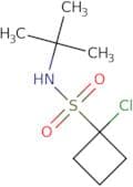 N-tert-Butyl-1-chlorocyclobutane-1-sulfonamide