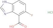 5-Fluoro-1H-1,3-benzodiazole-4-carboxylic acid hydrochloride