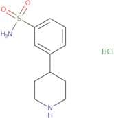 3-(Piperidin-4-yl)benzene-1-sulfonamide hydrochloride