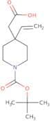 2-{1-[(tert-Butoxy)carbonyl]-4-ethenylpiperidin-4-yl}acetic acid