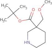 tert-Butyl 3-(methoxymethyl)piperidine-3-carboxylate