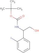 tert-Butyl N-[2-hydroxy-1-(2-iodophenyl)ethyl]carbamate