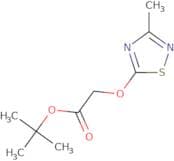 tert-Butyl 2-[(3-methyl-1,2,4-thiadiazol-5-yl)oxy]acetate