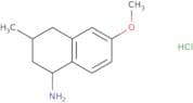 6-Methoxy-3-methyl-1,2,3,4-tetrahydronaphthalen-1-amine hydrochloride