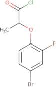 2-(4-Bromo-2-fluorophenoxy)propanoyl chloride
