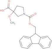 1-{[(9H-Fluoren-9-yl)methoxy]carbonyl}-3-methoxypyrrolidine-3-carboxylic acid