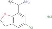 1-(5-Chloro-2,3-dihydro-1-benzofuran-7-yl)ethan-1-amine hydrochloride