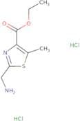 Ethyl 2-(aminomethyl)-5-methyl-1,3-thiazole-4-carboxylate dihydrochloride