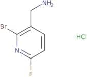 (2-Bromo-6-fluoropyridin-3-yl)methanamine hydrochloride