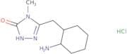 rac-3-{[(1R,2R)-2-Aminocyclohexyl]methyl}-4-methyl-4,5-dihydro-1H-1,2,4-triazol-5-one hydrochloride