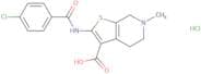 2-(4-Chlorobenzamido)-6-methyl-4H,5H,6H,7H-thieno[2,3-c]pyridine-3-carboxylic acid hydrochloride