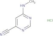 6-(Methylamino)pyrimidine-4-carbonitrile hydrochloride