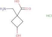 1-(Aminomethyl)-3-hydroxycyclobutane-1-carboxylic acid hydrochloride