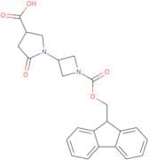 1-(1-{[(9H-Fluoren-9-yl)methoxy]carbonyl}azetidin-3-yl)-5-oxopyrrolidine-3-carboxylic acid