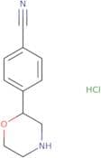 4-(Morpholin-2-yl)benzonitrile hydrochloride