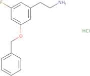 2-[3-(Benzyloxy)-5-fluorophenyl]ethan-1-amine hydrochloride