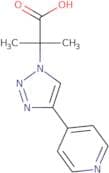 2-Methyl-2-[4-(pyridin-4-yl)-1H-1,2,3-triazol-1-yl]propanoic acid