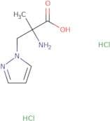 2-Amino-2-methyl-3-(1H-pyrazol-1-yl)propanoic acid dihydrochloride