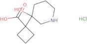1-(3-Hydroxypiperidin-3-yl)cyclobutane-1-carboxylic acid hydrochloride