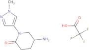5-Amino-1-(1-methyl-1H-pyrazol-4-yl)piperidin-2-one, trifluoroacetic acid